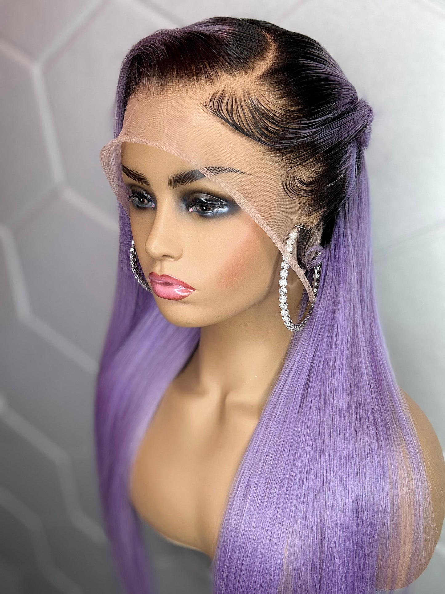 22 Inch 13x4 Violet Luxury Wig