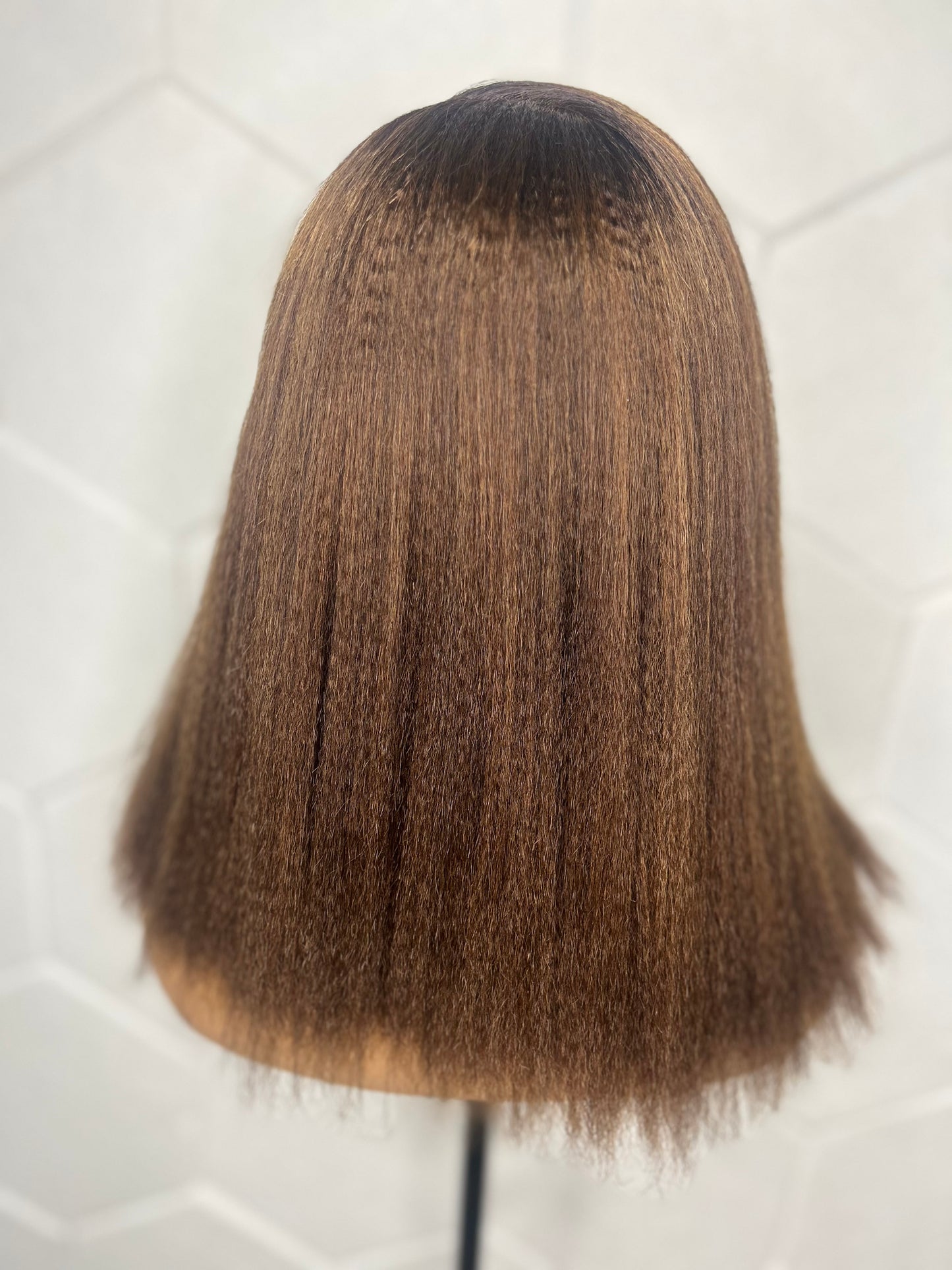 12 Inch 5x5 HD Closure Luxury Wig - 4c Hairine