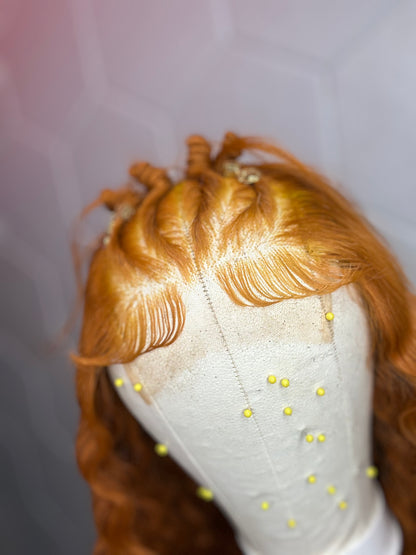 22 Inch 5x5 HD Ginger Luxury Wig