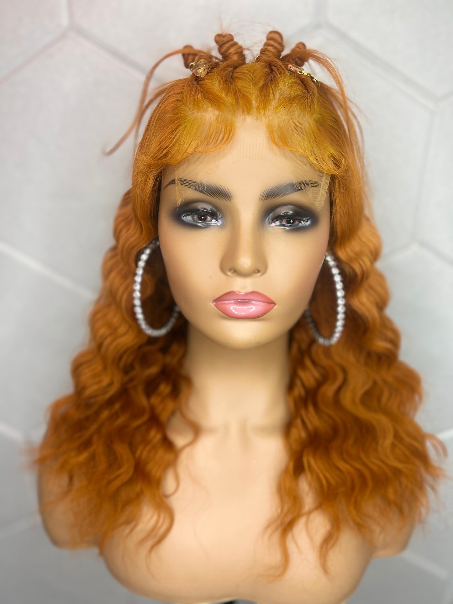 22 Inch 5x5 HD Ginger Luxury Wig