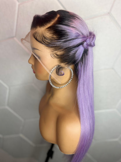 22 Inch 13x4 Violet Luxury Wig