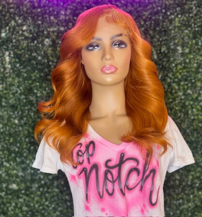22 Inch Luxury Ginger Wig
