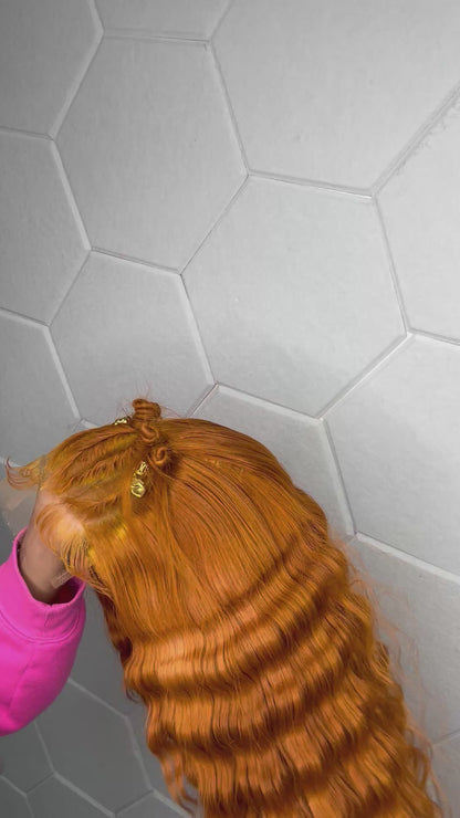 22 Inch 5x5 HD Ginger Luxury Wig