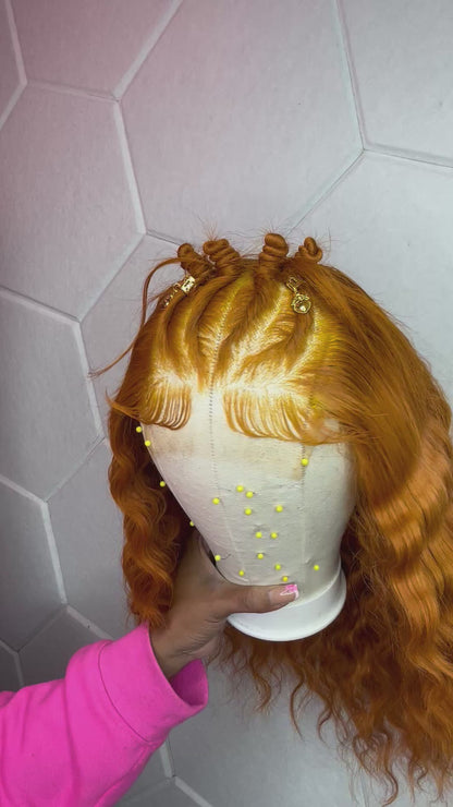 22 Inch 5x5 HD Ginger Luxury Wig